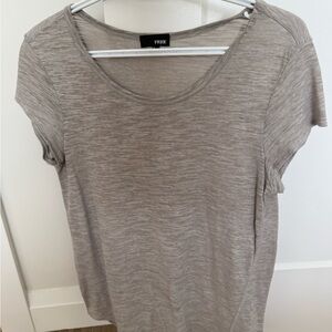 Wilfred Free Taupe Short Sleeve Tee